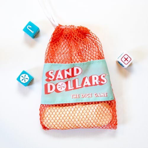 Ski House Games Sand Dollars Dice Game | Beach Game and Pool Game for the Whole Family | Screen for Kids Adults and Grandparents | Perfect for Vacation Lake Cabins and Beach Houses