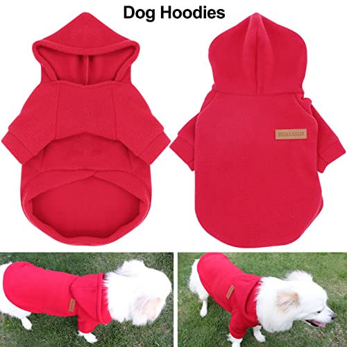 HuaLiSiJi Dog Hoodie Dog Sweatshirt Elasticity Fabric is Quite Comfortable, Soft and Warm for the Animal and Easy to Wear (Red, XXL) - Image 2