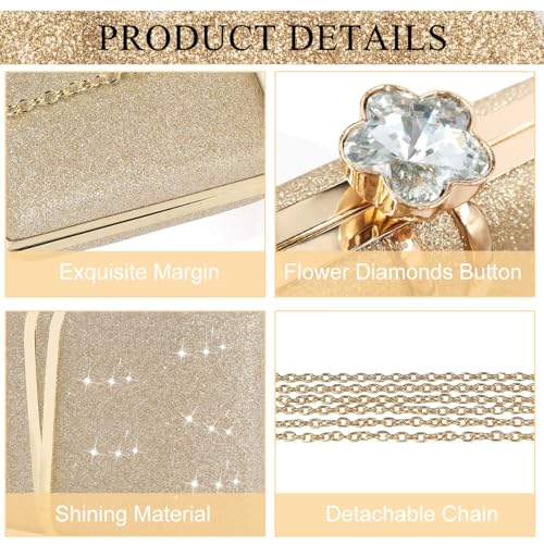 Image of PALAY Sling Bag for Woman Small Evening Purse Handbags Soft Leather Ruched Bag Bridal Clutch Party Prom Crossbody Purses