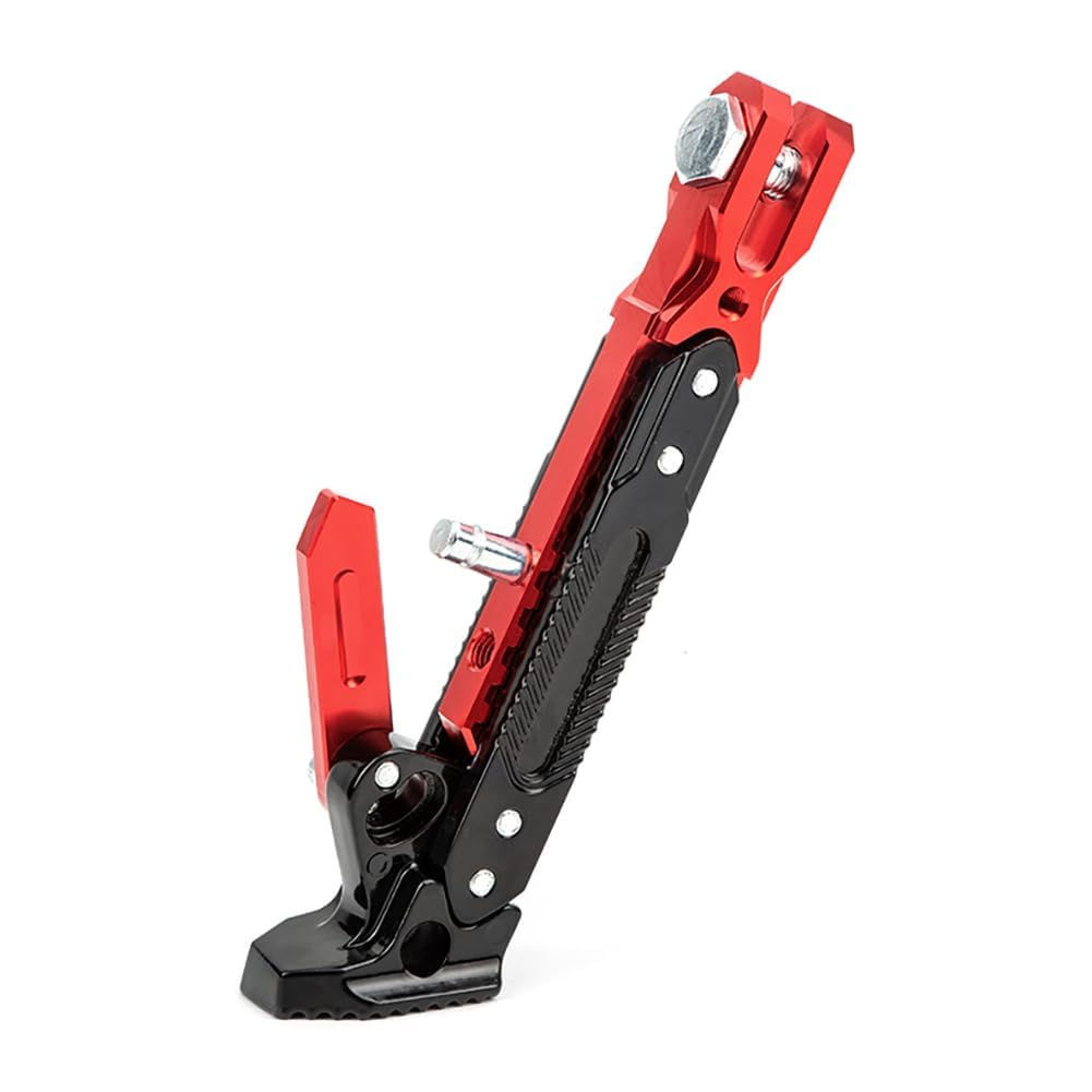 KHASHGD Motorcycle Side Kickstand for Honda VFR750 VFR800F Crossrunner Adjustable Height Parking Support Stand Non-Slip Foot Pad Base Plate Extension
