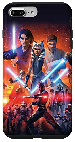 Coque Star Wars Clone Wars iPhone 8/7 Plus antichoc avec poster imprimé HD