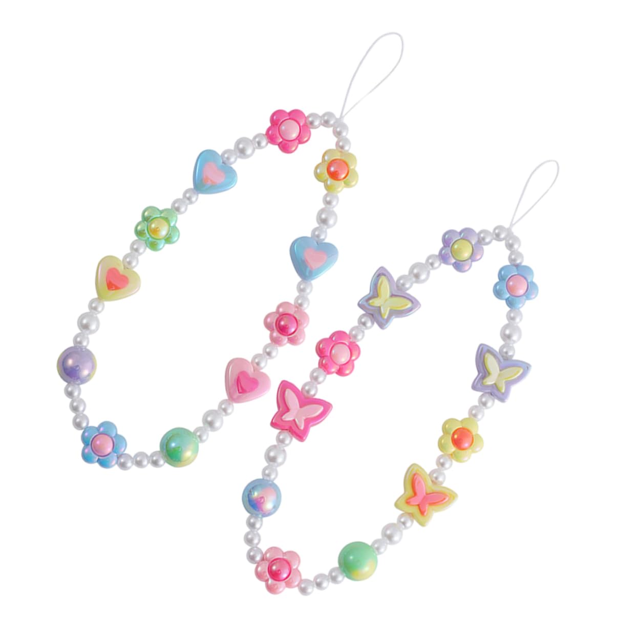 DOITOOL Accesorios De Teléfono Billetera Llavero Colgante De Llavero Colgante De Flor Para Bolso Encanto Del Teléfono De La Flor Cadena Telefonica El Plastico
