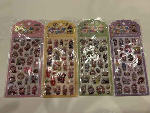 らぶぶ 3Dぷくぷくシール4種類セットのサムネイル