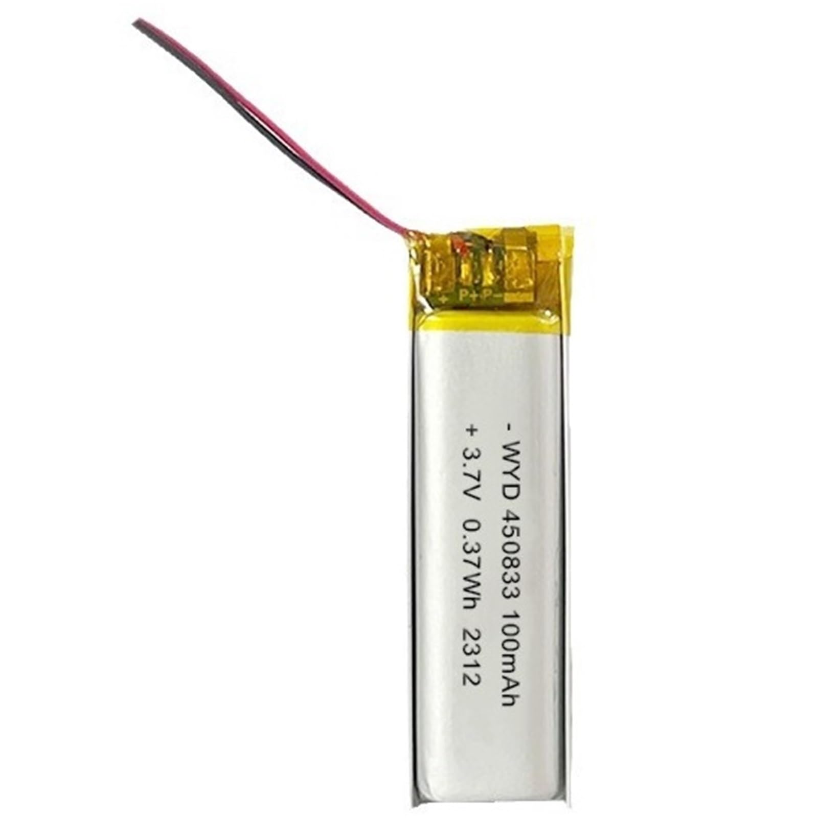 450833 100mAh 3,7V 1 PIÈCES