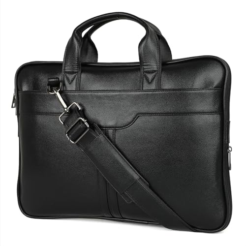 Image of FATMUG Men's Laptop Messenger Shoulder Bag - Office & Business Trips - Expandable Bottom