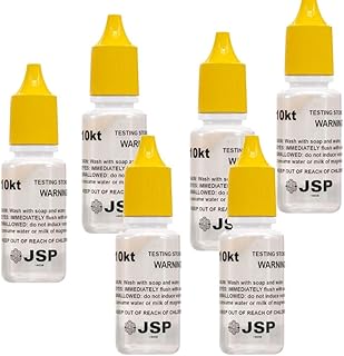 Waytest 10K Gold Testing Solution Purity Determiner Jewelry Scrap Precious Metal 6 Bottles