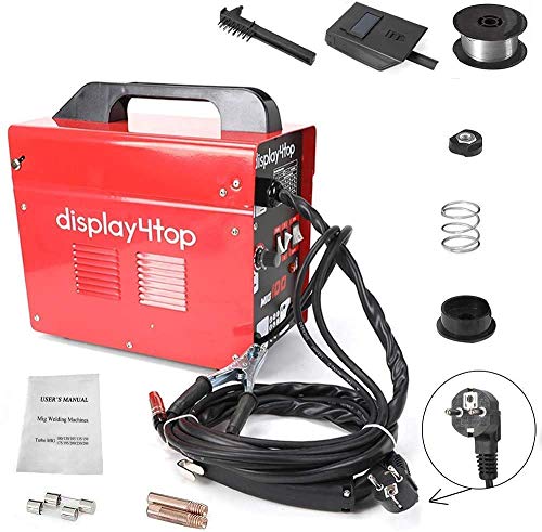 Display4top Soldador hilo continuo sin gas MIG 100 230V Máquina de Soldadora Aparato...
