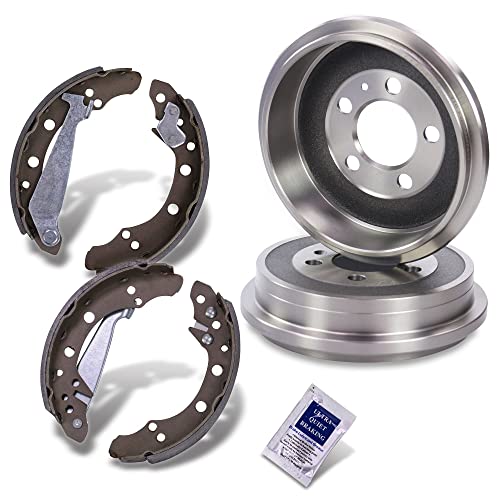 ATEC Germany Bremsensatz Hinterachse inkl. 2x Bremstrommel Hinterachse 4x Bremsbacken Hinterachse
