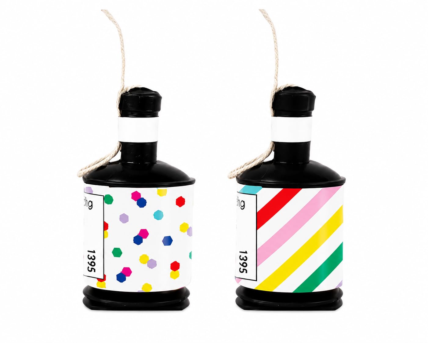 Holographic Party Poppers I Birthday I Wedding I Baby Shower I Engagement (Stripe & Confetti)