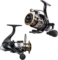 Molinete Pesca Micro Ultra Light Alto Mar HE 2000-14 Rolamentos - Drag: 6kg - Carretel Aluminio