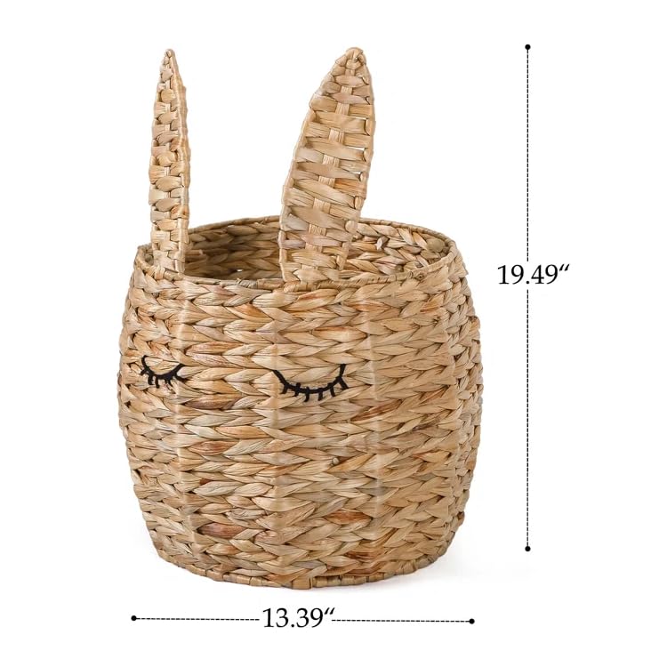 Seagrass basket with rabbit face Yaxa Colombia