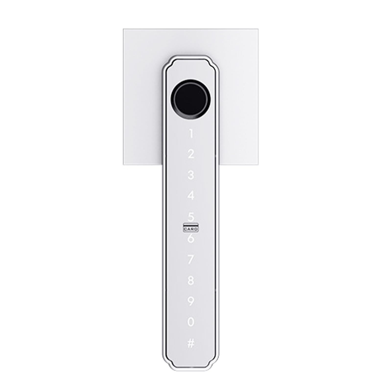 Cerradura de Puerta Inteligente con Huella Digital, Entrada sin Llave, Cerradura de Puerta Biométrica 5 en 1 con Control de Aplicación, Teclado de Contraseña, Tarjeta IC, Bloqueo Automático