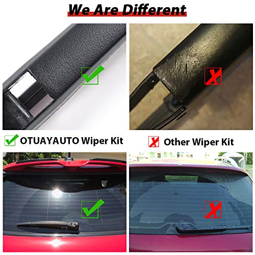 Otuayauto Upgraded Replacement For Ford Expedition Lincoln Navigator 2009-2016 Rear Windshield Wiper Arm Blade Set - Replacement Oem 9L1Z17526A #TOP4