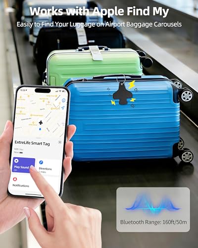 Apple Find My Luggage Tag Black