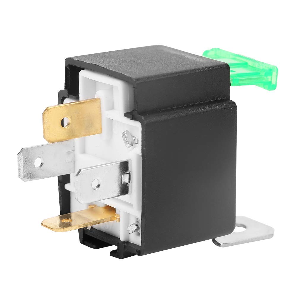 Relais Automobile 4 Broches 12V/30A Avec Kit Douille Et Fusible - Pour Phares, Klaxons, Compresseurs, Climatisation