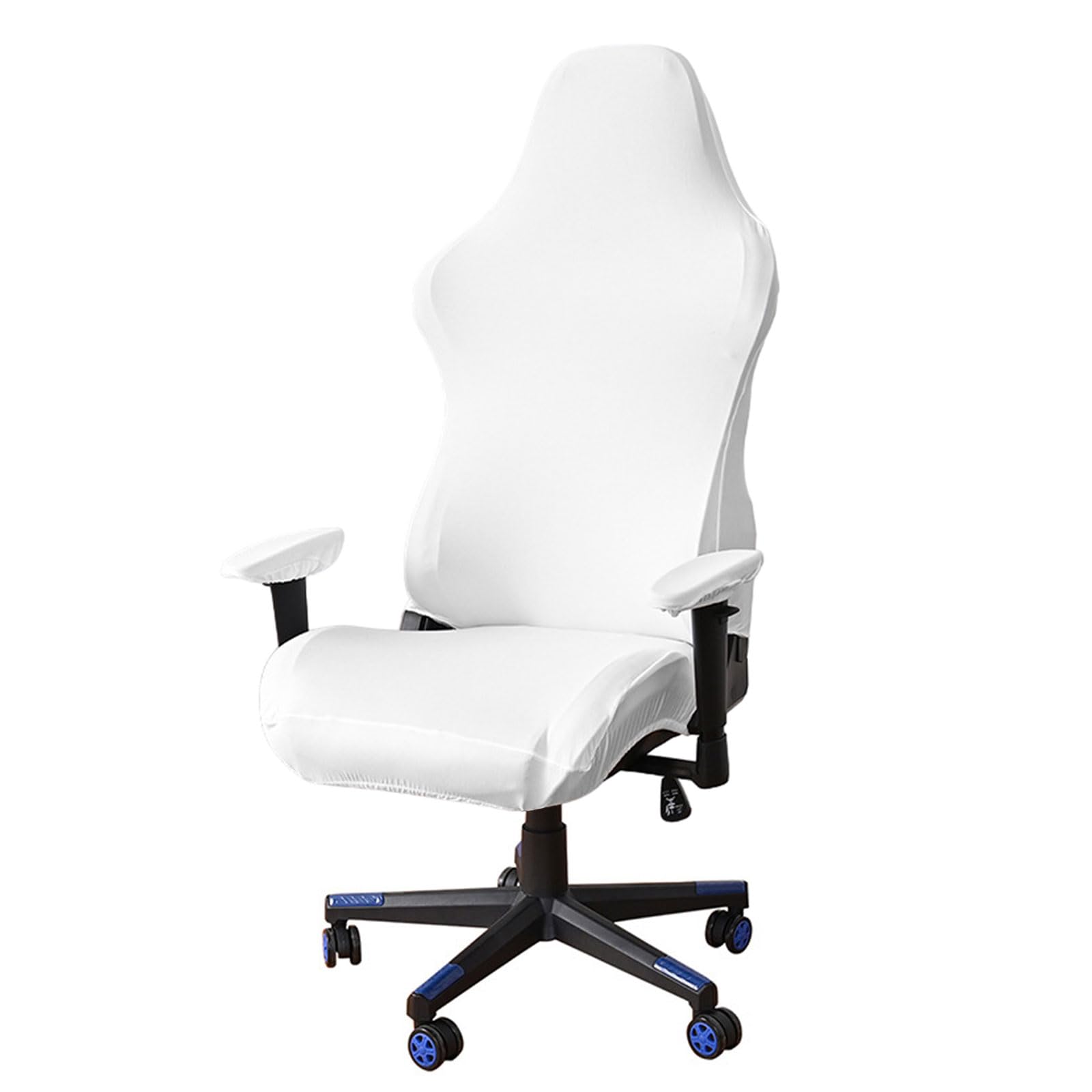 carotoe Stretch Chair Covers, Milk Silk, Chair Cover Enhances Comfort for Dining and Chairs Slipcovers Breathable Protectors