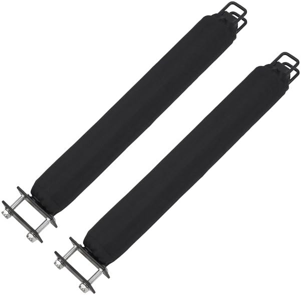Palm Kayak or Kayaking - Roof Rack Upright Bars 50cm Pair - Powder Coated Steel - Weight : 1190g - Easy and Secure Fitting