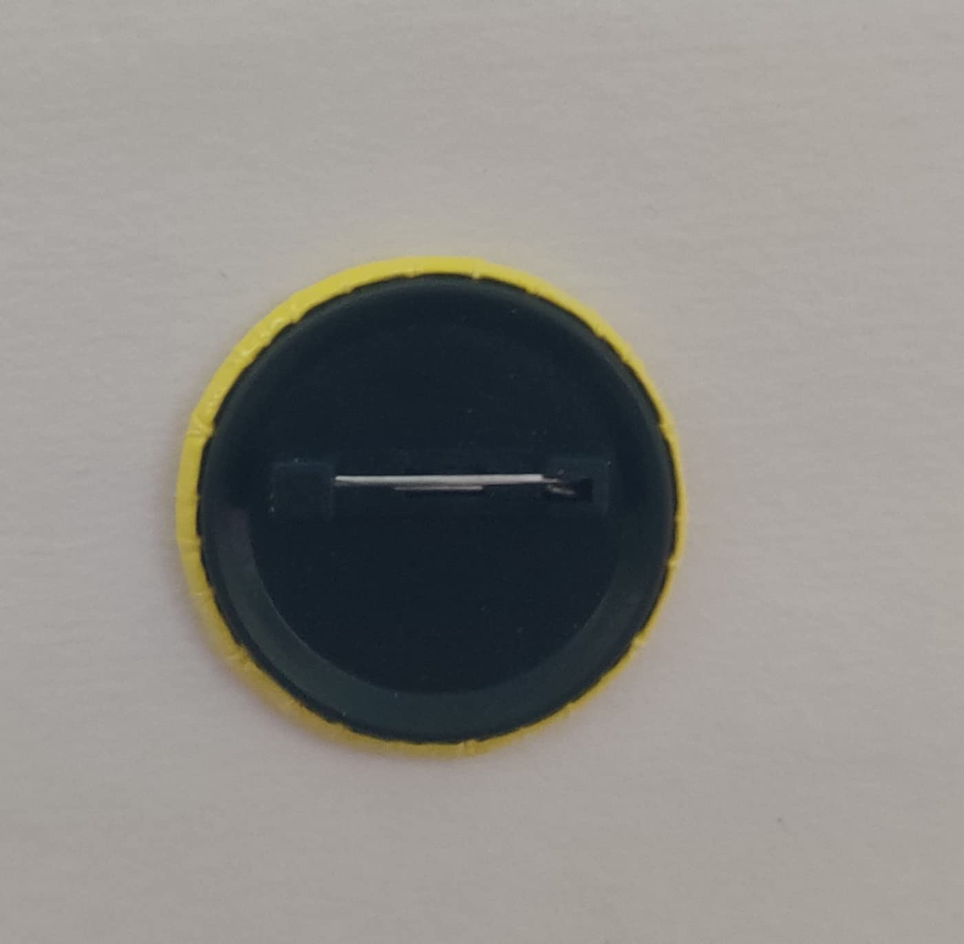 AMAROBA Smiley Badge with PIN, Smiley Emoji Colorful Expressions Button with PINS Dimensions 3 CM (Pack of 40, Yellow) 2