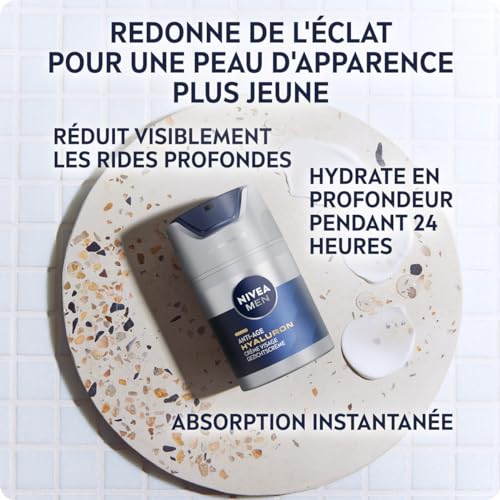 Crème Visage Homme Anti rides Active Age Hyaluron Nivea Men Le Flacon De 50ml - vue 4
