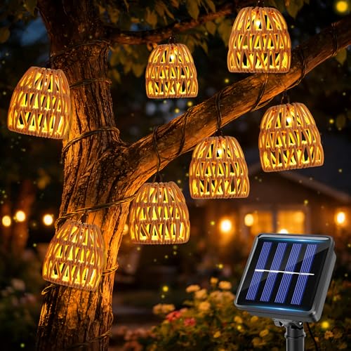 Cheffery 10 LED Guirlande Solaire Exterieur 3,6 m, Guirlande Lumineuse Exterieure Solaire IP44...