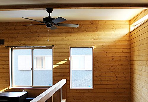 Amazon | 東京メタル工業 シーリングファン ブラック 薄型 大風量