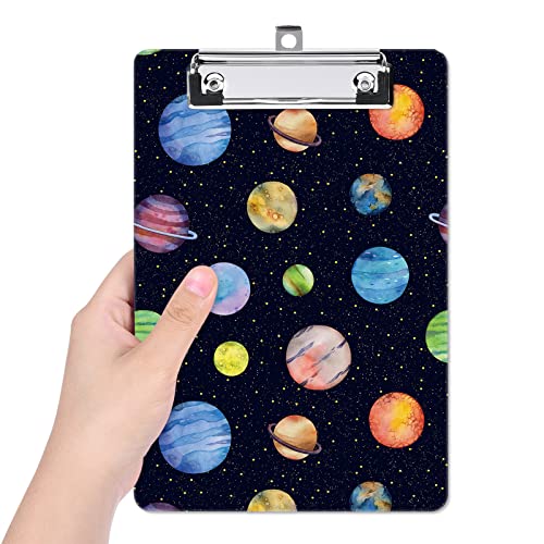 Image of Small Plastic Clipboard 6 x 9 in, Standard A5 Size Fashion Clip Board