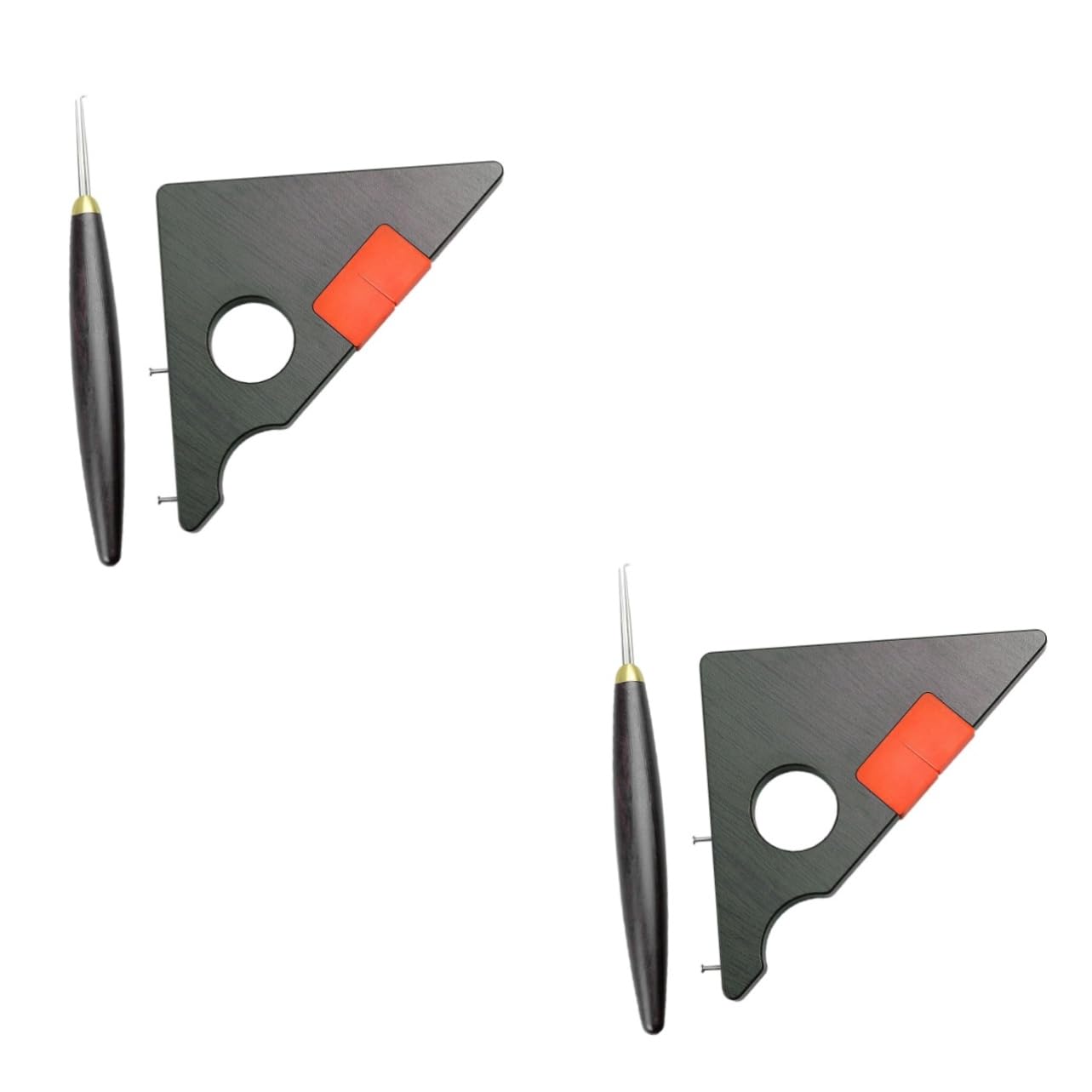 Toddmomy 2juegos Herramientas para Atar De Pesca Regla Magnética y Clip De Línea Dispositivo para Medir y Atar Cuerdas De Pesca para Pescadores