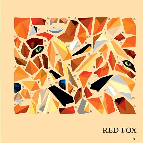 Ultimate Animal Kingdom Sticker Painting: 10 Incredible Paintings (Design Originals) Sticker by Number for Adults - Lion, Owl, Eagle, Giraffe, Frog, Tiger, and More, on Perforated Pages - Image 5