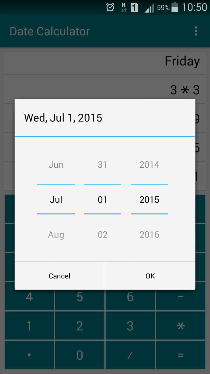 Date Calculator App on Amazon Appstore
