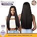 Sensationnel Curls Kinksandco Kinkyedges Wig - Kinky Silk Pressed 26 Inch 13X6 Lace Frontal Natural Kinkytexture Edged Hairline for Natural 3C to 4C Hair Textures (BALAYAGEGOLD)