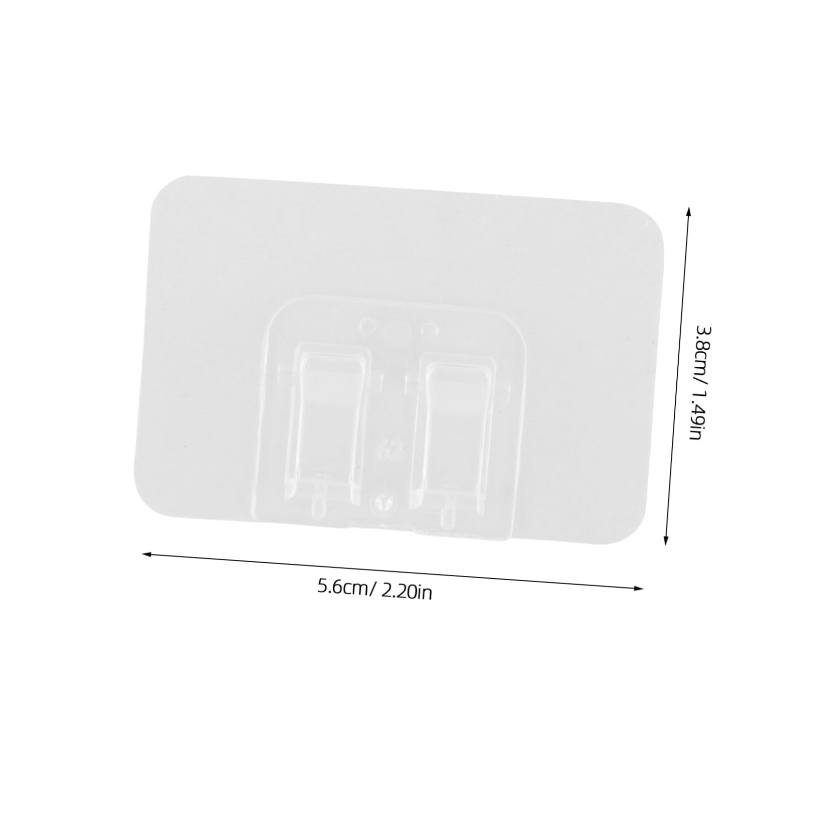 OFFSCH 50pcs Outdoor Light Clips Self Adhesive Cord Holders for Easy Installation for Christmas Decorations Strong Grip Light Hooks for Patio Garden Use