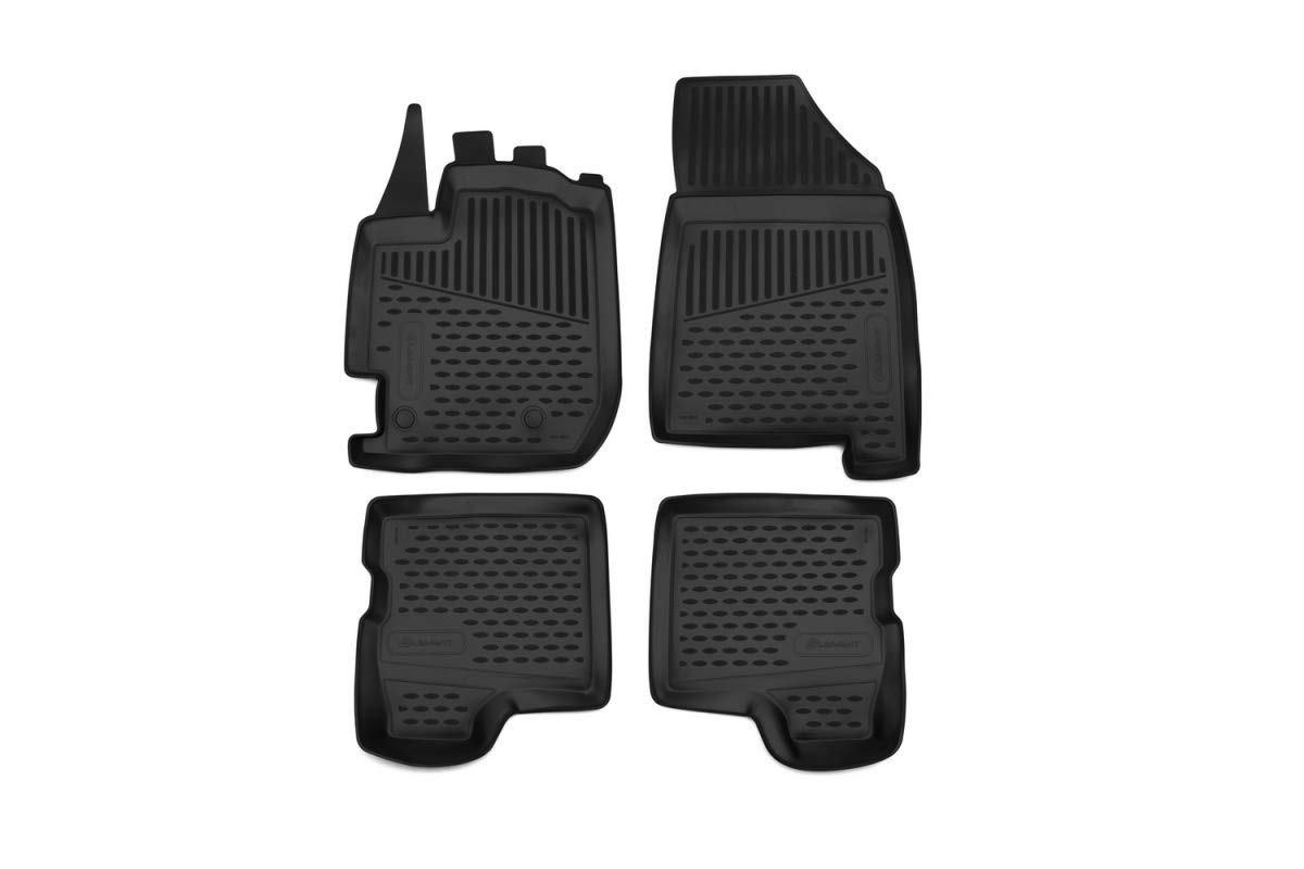 ELEMENT Alfombrillas 3D para ŠKODA Karoq 2017- | Familiar | Europa | Sin Caja Asiento | 4 Piezas — view 45