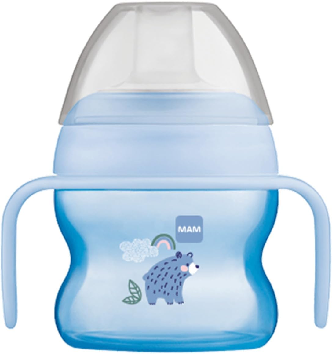 MAM Starter Cup with Handles, Boy, 5 Ounces, 1-Count by MAM