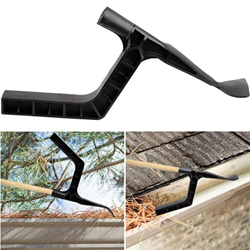Home Gutter Tool Gutter Cleaning Spoon and Scoop, Threaded Design Roof Gutters Cleaning Tool for Garden, Ditch, Villas, Townhouses,Cleaning Tools