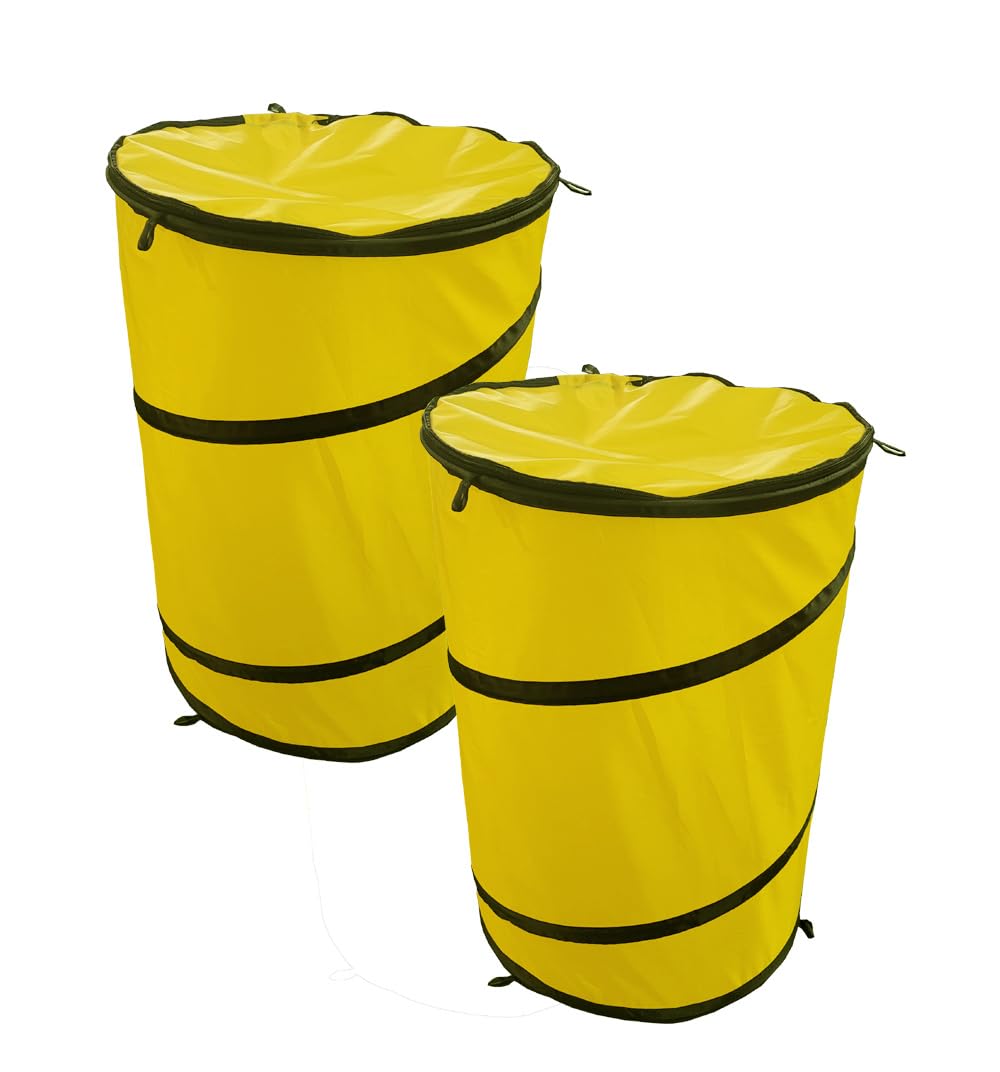 Handler Choice Regulation Hoopers Barrels (Pack of 2) - Yellow - 20" Diameter, 29" High