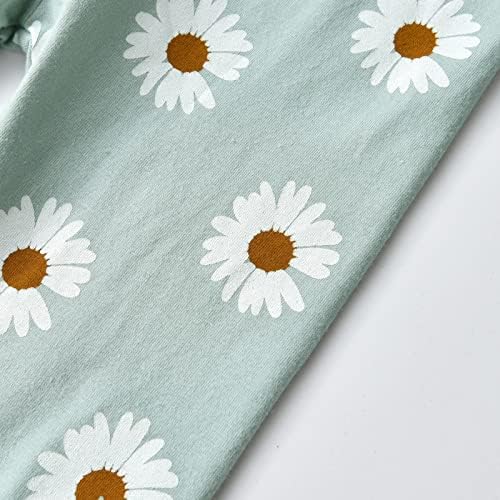 Toddler Baby Girl Clothes Infant Flower Long Sleeve Daisy Pullover Tops Pants Headband 3pcs Outfits Set 6 51LwsvwIONL. AC