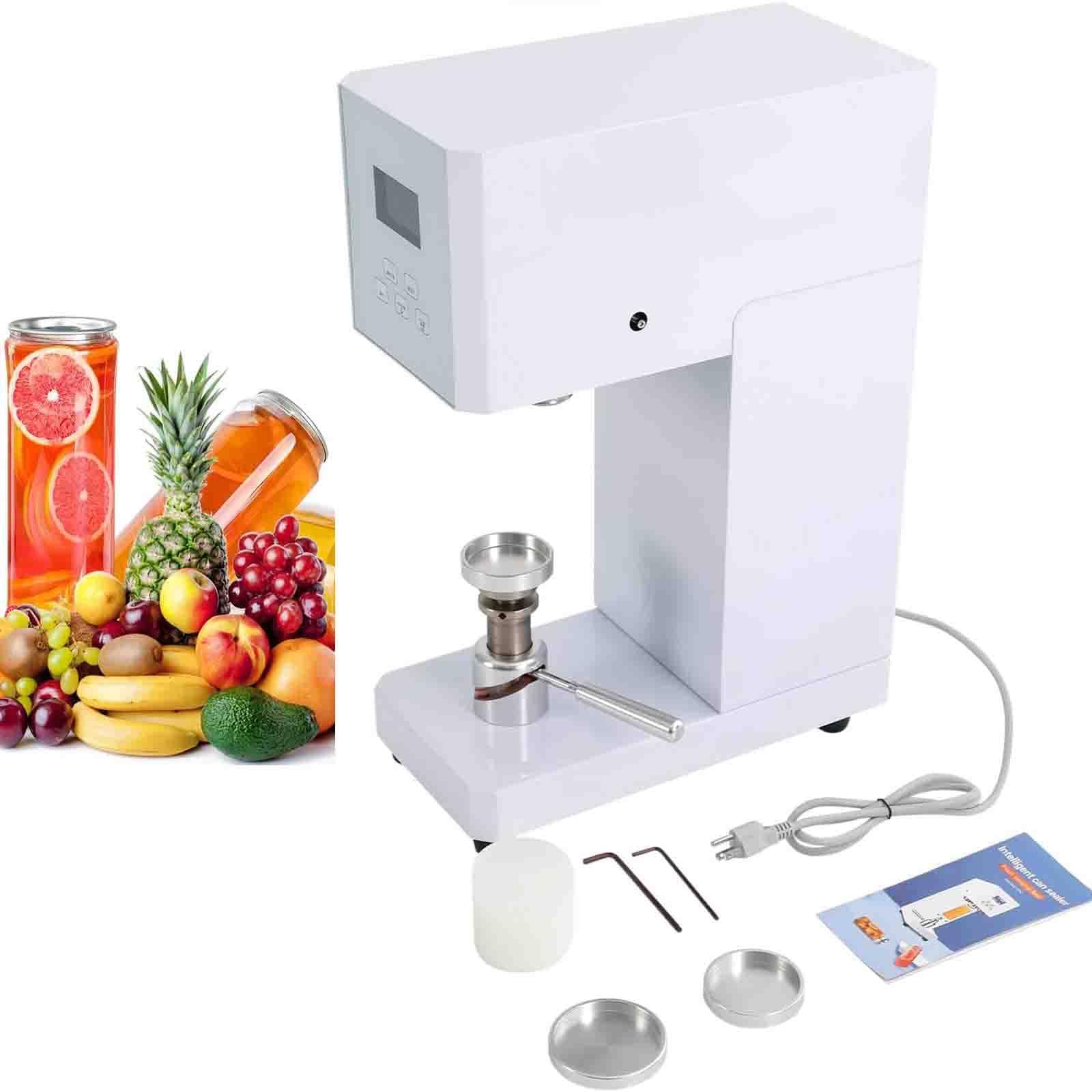 AYCDL Automatic Countertop Can Sealer with Fast Sealing and Height Adjustment for Plastic and Aluminum Cans,A