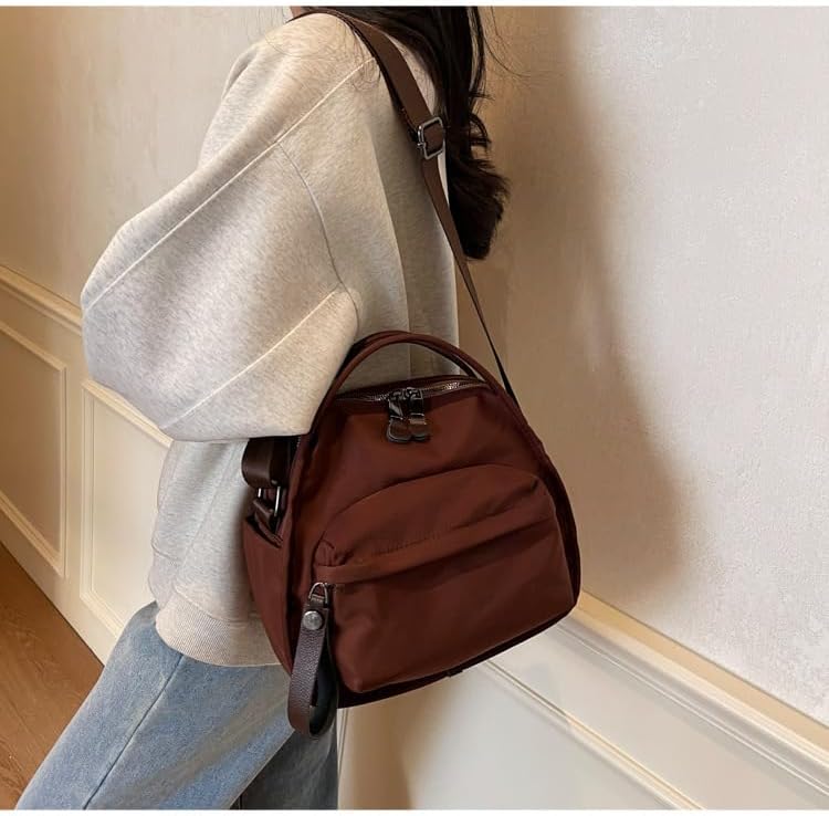 Nylon Crossbody Bags for Women Shoulder Handbag Casual Everyday Purse Lightweight Top Handle Cross Body Bag - Image 2