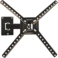 Suporte Tv Bi Articulado para TV´s de 10 a 65 polegadas Ref. Telesinal 3055-CX Gira até 90 graus para ambos os lados e inclina até 30 graus para baixo ou para cima. Suporte até 45 kilos de peso