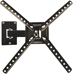 Suporte Tv Bi Articulado para TV´s de 10 a 65 polegadas Ref. Telesinal 3055-CX Gira até 90 graus para ambos os lados e inclina até 30 graus para baixo ou para cima. Suporte até 45 kilos de peso