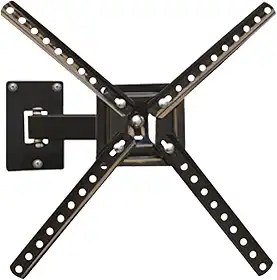Suporte Tv Bi Articulado para TV´s de 10 a 65 polegadas Ref. Telesinal 3055-CX Gira até 90 graus para ambos os lados e inclina até 30 graus para baixo ou para cima. Suporte até 45 kilos de peso