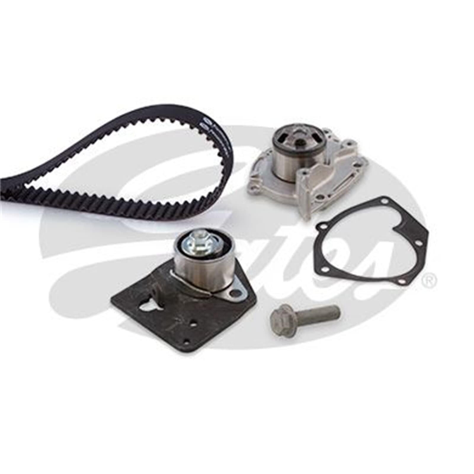 GATES KP15552XS Bomba de agua + kit de correa de distribución Número de dientes: 132 26 mm con bomba de agua Compatible con VOLVO V40 Familiar 645, OPEL Vivaro A Combi X83 Vivaro A Furgón X83, RENAULT