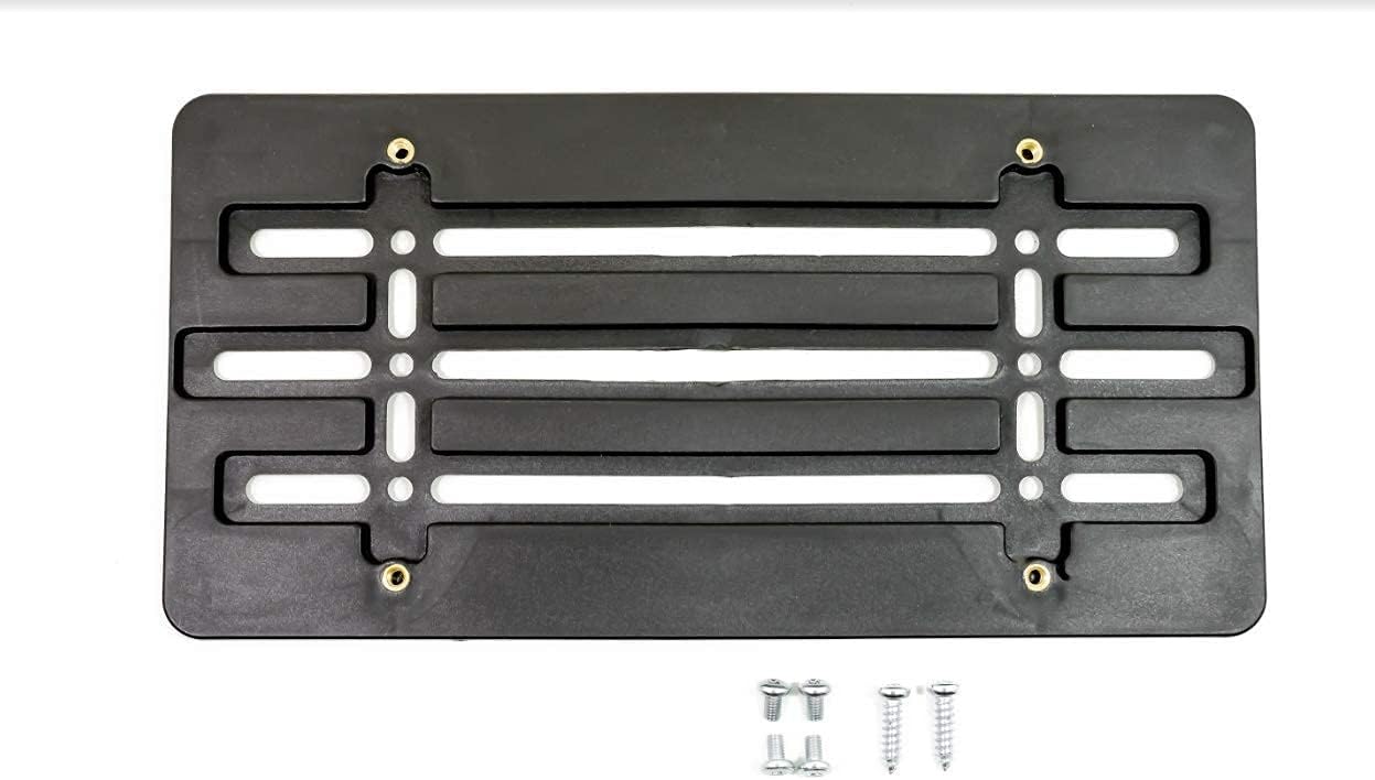 200 Front Bumper License Plate Tag Holder Mount Mounting Relocator Adapter Kit Bracket for Subaru (All Models) Quantity Discount(9.95$ to 6.50$) (Each with 2 Screws + 4 Bolts & 4 Built in Nuts) (200)