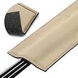 5-FT Carpet Cord Cover for Floor, Cushioned Cord Protector | for Loop Pile, Berber or Commercial...