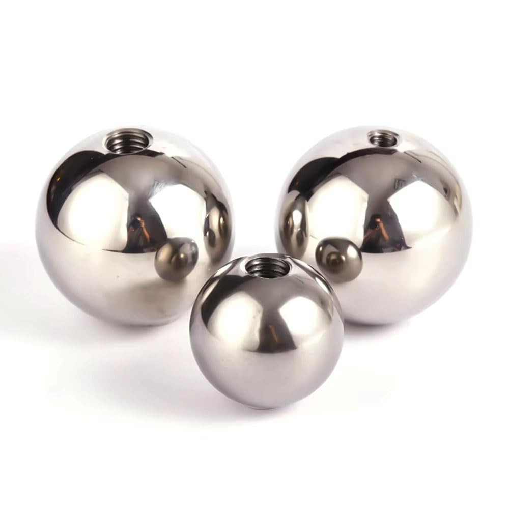 Vite a ricircolo di sfere con dado singolo, filettatura femmina M6 con sfera a mezzo foro filettata SUS 304 1 pcs(OD 40mm)