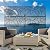 Metal Privacy Screen - 76" H × 48" Indoor Outdoor Patio Screen | Freestanding Decorative Privacy Screen for Deck Balcony Patio | Privacy Fence Panels for Outside Lawn Garden Black
