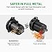 BAODANTECH Quick Charge 3.0 USB Car Charger, 12V/24V 36W Aluminum Waterproof Dual Quick Charge3.0 USB Fast Charger Socket Power Outlet with LED Display for Boat, Motorcycle, Truck, Golf Cart and More