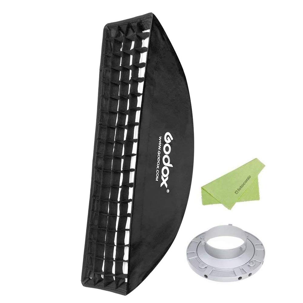 Godox 9\x 35 22x90cm Honeycomb Grid Softbox with Bowens Mount Speedring for Photo Strobe Studio Flash Light