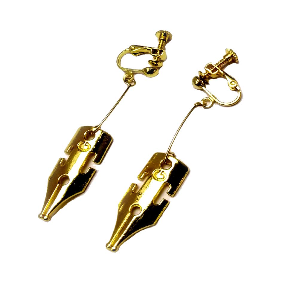 Rohan Kishibe Golden Earrings Ear Clip Cosplay Accessory Prop