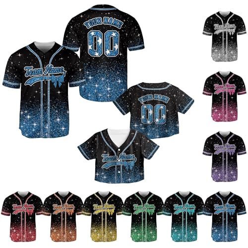 Personalized Cheerleading Team Baseball Jersey, Cheer Coach Jersey Gifts, Cheer Shirt Uniforms, Glitter Jersey S-5XL miniatura 1